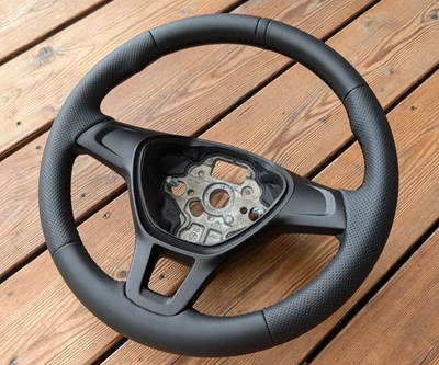 NEW LEATHER Steering Wheel for VW T6 Transporter MAN TGE Crafter II Golf MK7 VII - Image 1 of 4