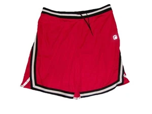 AND 1 Elastic Waist Shiorts Red - Black White Trim 10" Inseam 2XL - Picture 1 of 4