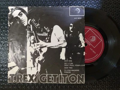 T. REX-Get It On & others Malaysia   weird cover & label Ep 45 not lp - Image 1 of 4