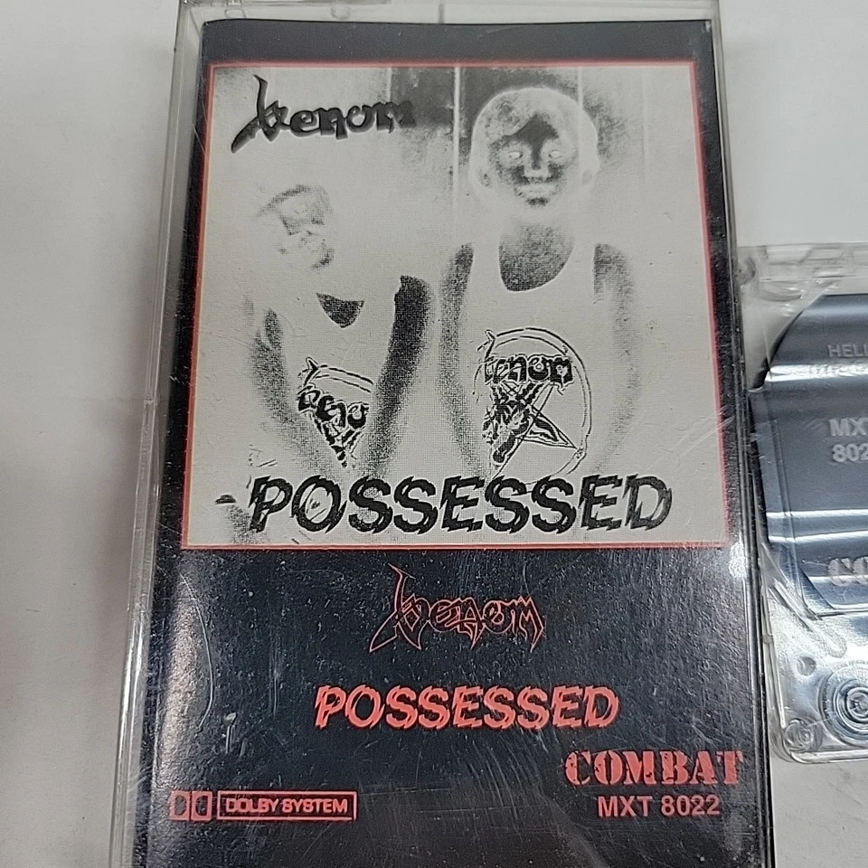 Venom Possessed Cassette Tape MXT 8022 Combat Records 1985 Death Metal Vintage - Image 1 of 4