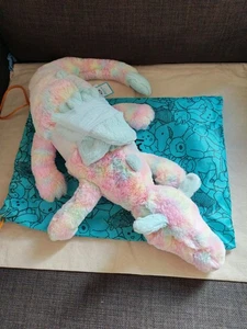 Jellycat Lazulia Dragon Soft Toy Comforter Plush Large - Picture 1 of 6