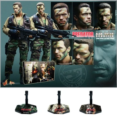  1/6 Scale Action Figure Display Stand Aliens vs. Predator Alan Dutch  - Image 1 of 4