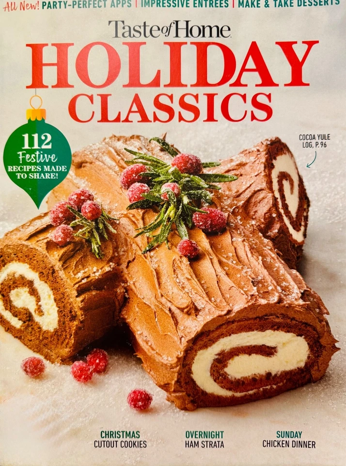 TASTE OF HOME MAGAZINE - HOLIDAY CLASSICS - WINTER 2025 - SPECIAL ISSUE - Image 1 of 1