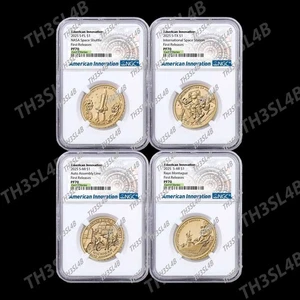 2025 S PROOF SET AMERICAN INNOVATION TX FL AR MI NGC PF 70 🔥PRE-SALE🔥 FRST RLS - Picture 1 of 1