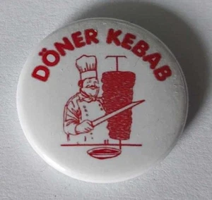 1x Döner Button Fun Döner Kebab Kebap Punk Fun Döner Skins Oi Antifa 161 Türk - Picture 1 of 1