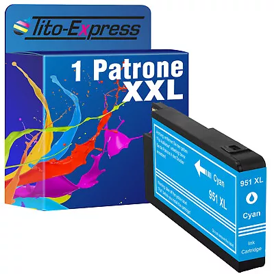 Druckerpatrone Tintenpatrone 1x Cyan für HP 951 XL HP 951XL HP951 XL HP951XL - Bild 1 von 4