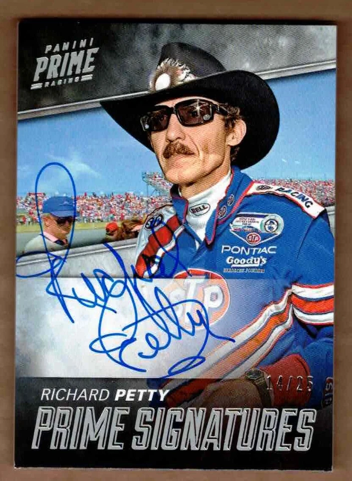 2018 PANINI PRIME PRIME SIGNATURES RICHARD PETTY #14/25 - Image 1 of 1