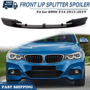 Gloss Black Front Lip Bumper Splitter For 2014~2019 BMW F34 330i 335i GT xDrive - Bild 1 von 10