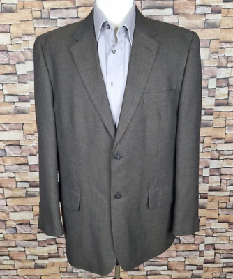 Alfani Sport coat Jacket Mens 42R Brown Gray Check  Single Vented - Image 1 of 4