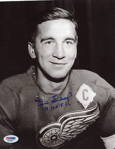 Ted Lindsay 8x10 Photo Signed Autographed Auto PSA DNA COA Red Wings HOF - Picture 1 of 2