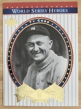 2002 Upper Deck World Series Heroes 1908 Detroit Tigers #70 Ty Cobb