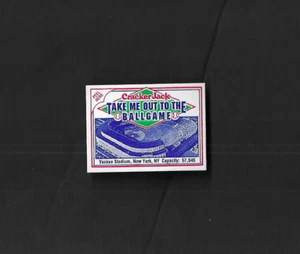 1993 Cracker Jack TAKE ME OUT TO THE BALLGAME Card Stadium NEW YORK YANKEES - Picture 1 of 2