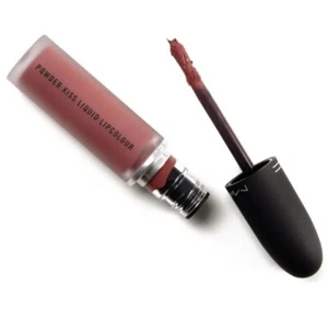 MAC Powder Kiss Liquid Lipcolour - 997 OVER THE TAUPE - 0.17oz / 5 ml - Picture 1 of 4