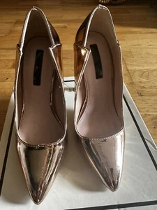 Tacones de espejo dorados talla 3 - Imagen 1 de 3