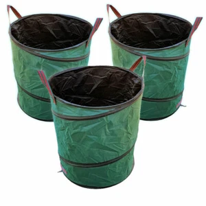 3x Gartensack 170Ltr Pop-Up Oxford 600D Premium TOP-Qualität selbstaufstellend - Bild 1 von 5