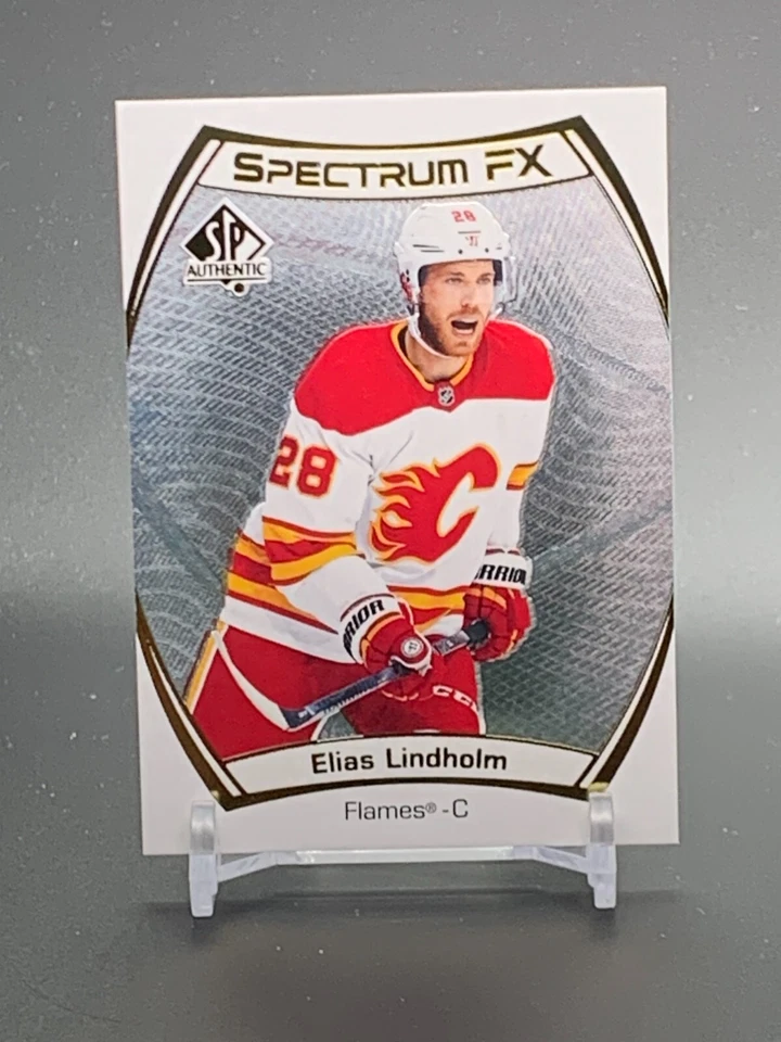 2021-22 SP Authentic Spectrum FX #S-17 ELIAS LINDHOLM Calgary Flames - Image 1 of 2
