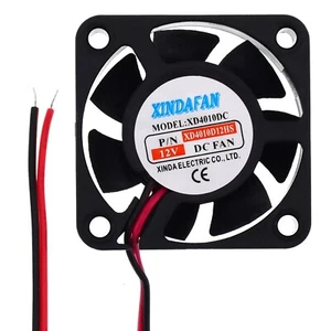 Xinda Mini Lüfter, 40 x 40 x 10 mm, Miniatur Ventilator, 12,75 m³/h, 12 V / DC - Afbeelding 1 van 5