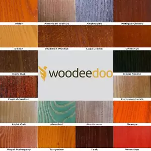 Water Based Interior Wood Stain Dye/ AUTUMN Range / Odour Solvent Free /Fast Dry - Afbeelding 1 van 22