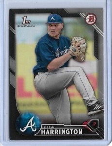 RARE 2016 BOWMAN DREW HARRINGTON ROOKIE CARD RC #BD-37 ~ 001/499 UNIQUE