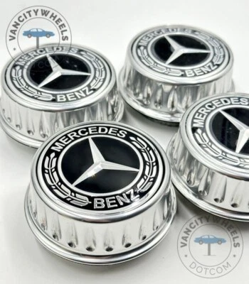 4pcs Center Hub Mercedes S63 W205 W213 W218 Wheel  Cap SCREW ON 68mm/2.67 Inch - Image 1 of 4