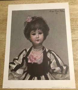 Impresión litográfica Village años 70 por Mary Rose Palau - PO-666 - Bernard Picture Co EE. UU. - Imagen 1 de 6