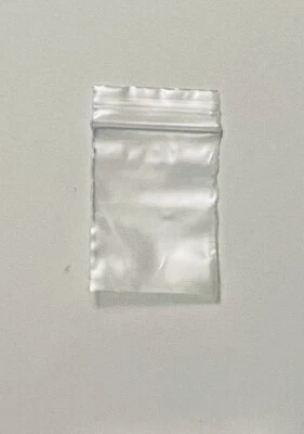 1000 Bags Ziplock BAGS  2”X 1.5”- CLEAR  Mini Plastic Bags A - Image 1 of 4