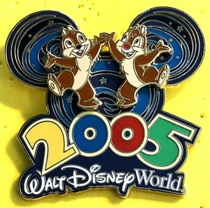 DISNEY WDW 2005 DATED COLLECTION CHIP & DALE WHERE THE PARTY NEVER ENDS PIN - Picture 1 of 2