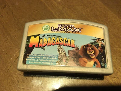 LEAPFROG LEAPSTER L MAX MADAGASCAR EDUCATIONAL GAME - Image 1 of 4
