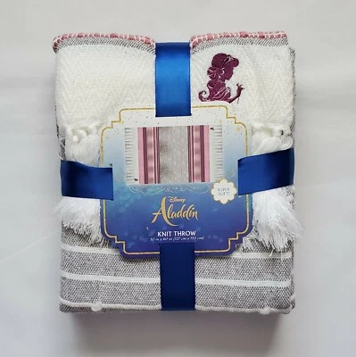 Disney Aladdin вязаный плед, гладкий парящий, 50 дюймов x 60 дюймов, никогда не открывался! L5 - Изображение 1 из 2