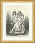 Simson and Delila. Model to a colossal group by K. Dausch wood engraving E 7184