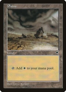 Magic The Gathering TEMPEST PLAINS B land MTG - Picture 1 of 1