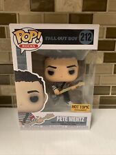 Funko Pop! Rocks Fall Out Boy Pete Wentz #212 Hot Topic Exclusive i04 Brand New.