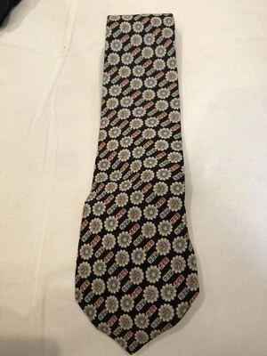 Corbata para hombre Museo Metropolitano de Arte 100 % seda negro/beige estampado Foto 1 de 4