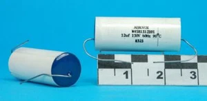 LOT OF 8 Aerovox W45B1312E01 Capacitor, Metalized Film Polypropylene 12uF 130VAC - Picture 1 of 3