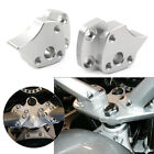 Aluminum Motorcycle Handlebar Riser Spacers fit Yamaha FJR1300 2001-2005 Silver