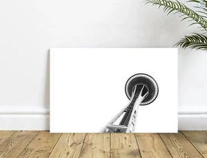 Washington - Seattle Space Needle - Viajes, arte de pared, fotografía de arte de bar - Imagen 1 de 4