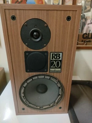 1 SOLO DIFFUSORE GOODMANS RB 20 PER RICAMBI  - Immagine 1 di 4