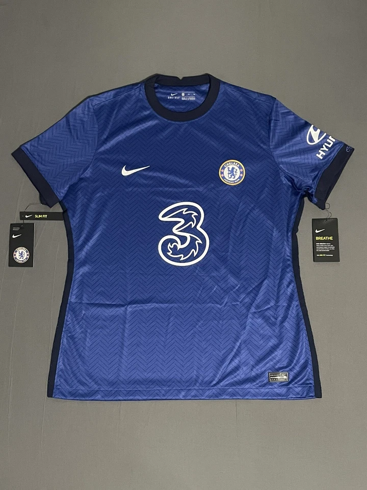Nike Chelsea Home Blue 20/21 Soccer Women's Jersey Cd4399 496 XL Auth