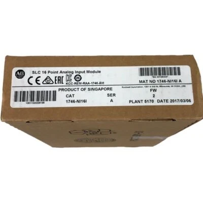NEW Allen-Bradley 1746-NI16I /A SLC 500 16 Point Analog Input Module 1746NI16I - Image 1 of 2