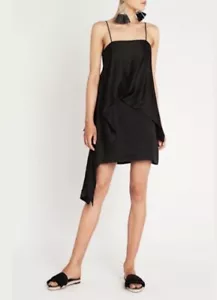 Sass & Bide "White keys" satin mini dress size EU40/UK10 - Picture 1 of 9