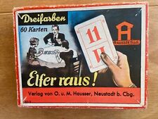 Altes Kartenspiel Elfer raus! von Hausser Nr. 210/3 60 Karten Vintage