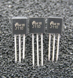 ( 3 PCS ) J110 Fairchild N-Channel JFET Transistor TO-92 - NOS - Bild 1 von 1