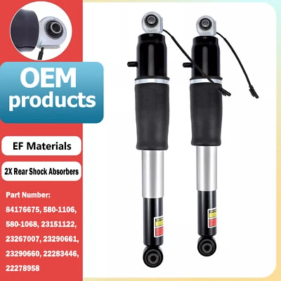 2X Amortiguadores de suspensión neumática trasera MagneRide para GMC Sierra 1500 2014-2019  Foto 1 de 4