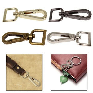 18/20/25mm Lobster Swivel Clasps Buckle with D Rings for Hanging Keychain Bags - Picture 1 of 18