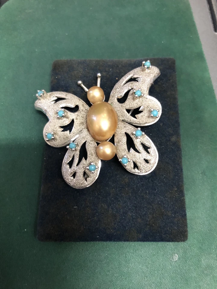 spilla argento 925 ,anni 80, Introvabile - Immagine 1 di 1