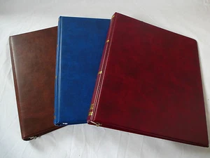 STANLEY GIBBONS UNIVERSAL LUXURY RING ALBUMS, VARIOUS STYLES/COLOURS AVAILABLE - Picture 1 of 31