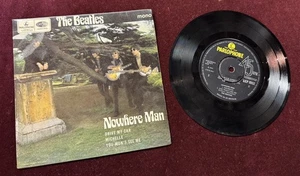 THE BEATLES - Nowhere Man EP GEP 8952 Parlophone 7” EX/EX 45 UK - Picture 1 of 3