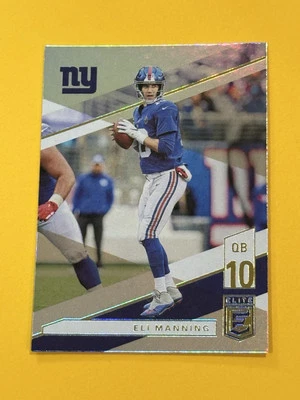 2019 Panini Donruss Elite Eli Manning #78 New York Giants (R) - Image 1 of 2