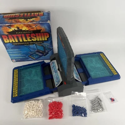 2000 Electronic Battleship Advanced Mission Game Milton Bradley Complete Tested - Image 1 of 4