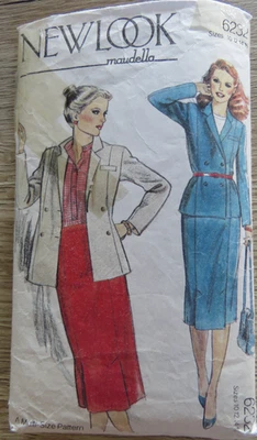 (1980’s) Maudella 6232 Sewing Pattern Ladies Double Breasted Side panelled Lined - Image 1 of 4